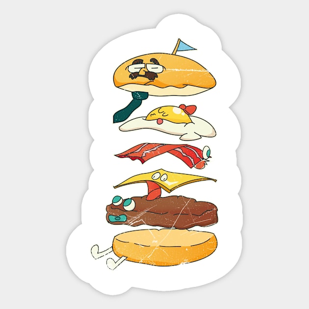 Fam Burger Sticker by bluerockproducts